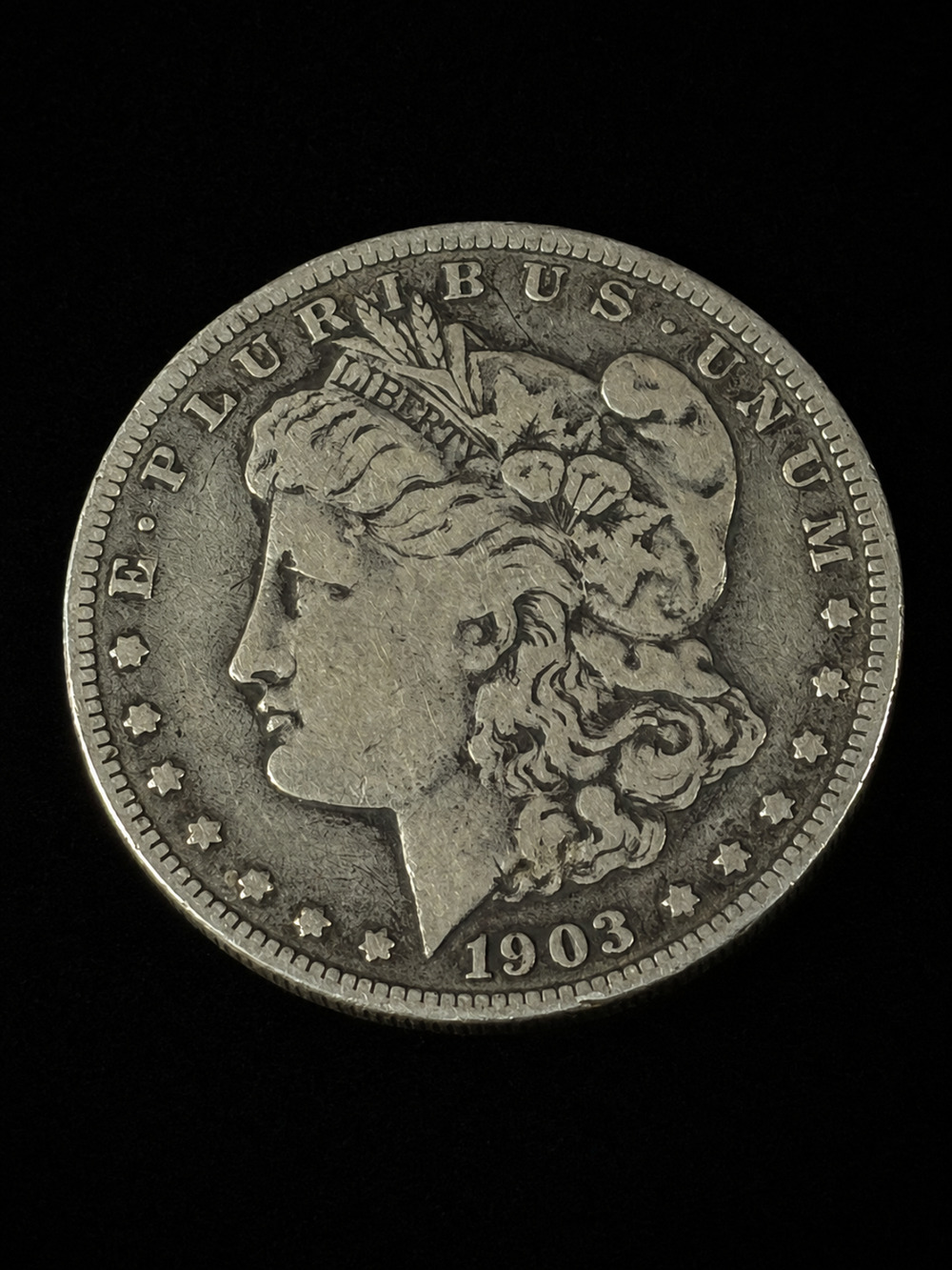1903 Morgan Silver Dollar $1 Philadelphia No Mint Mark 90% Silver